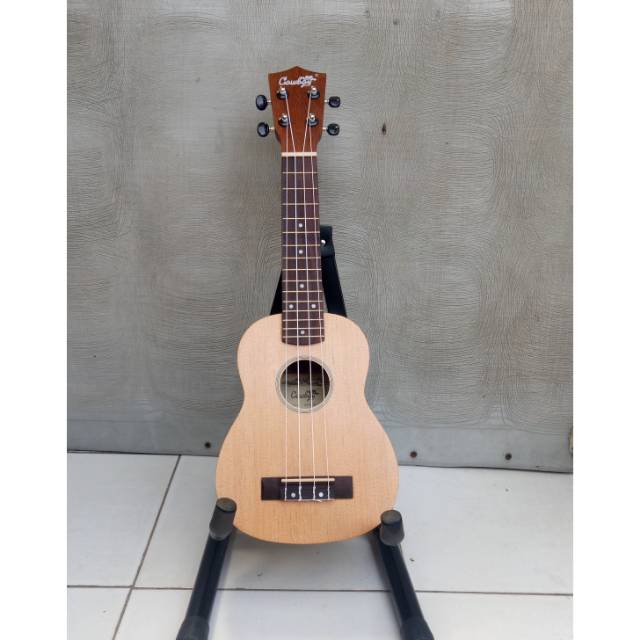 Ukulele Soprano Cowboy  21&quot; free tas dan pick warna natural