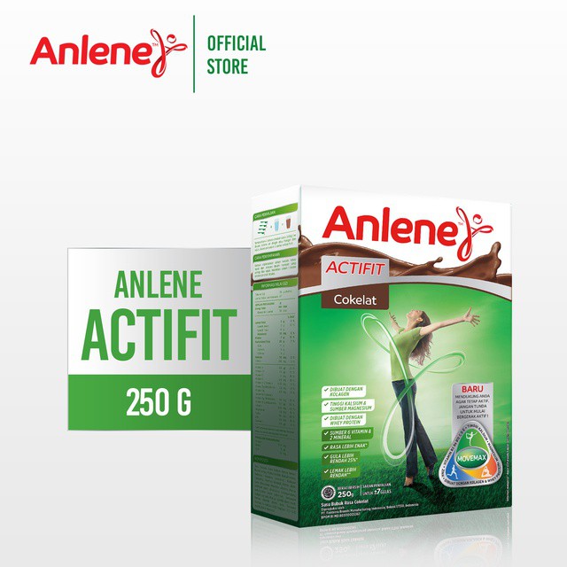 

Anlene Actifit Cokelat - Susu Bubuk 250 gr
