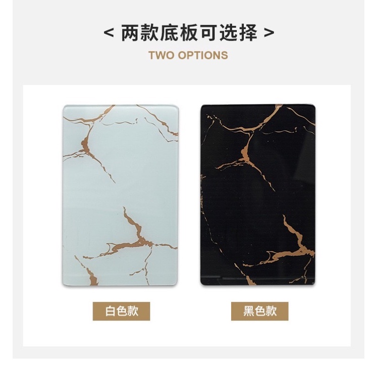 Marble Tray Bernda Hitam Putih / Pajangan Dekorasi Nampan Alat Kamar Mandi / Rak Penyimpanan Kosmetik Keramik / Ceramic Bathroom Storage
