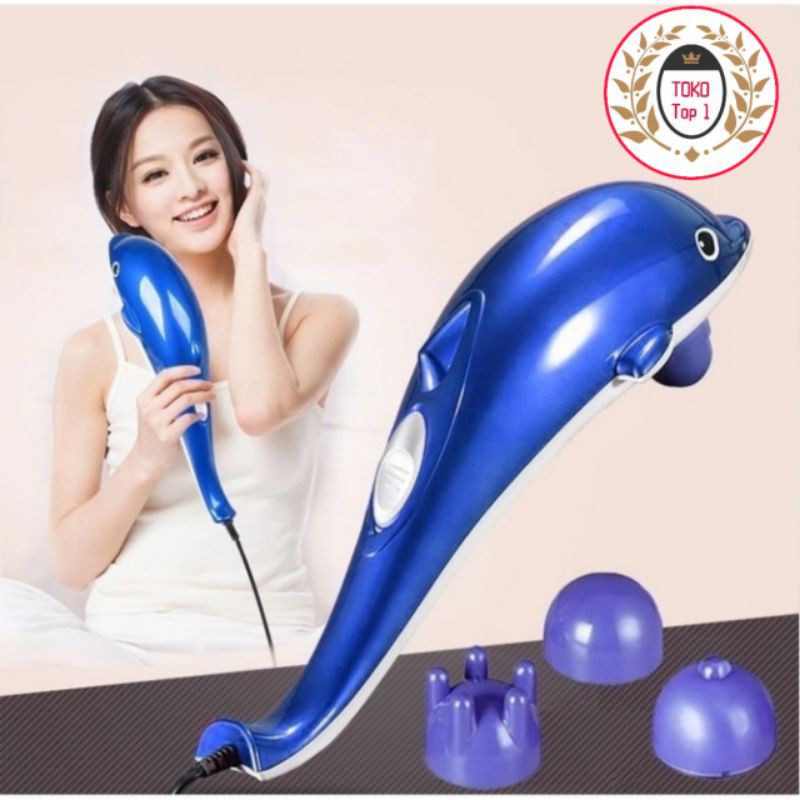 Alat Pijat Elektrik Terapi Infrared Dolphin Massager GARANSI