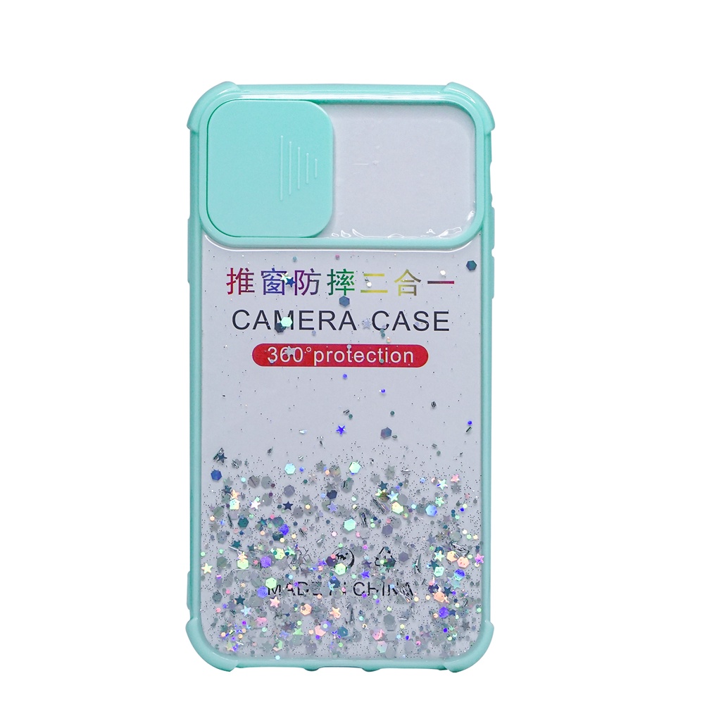 MallCasing - iPhone 6G | 6G+ | 7G+/ 8G+ | XR | XS Max | X/ XS Soft Case Dove Candy Glitter Tutup Lensa