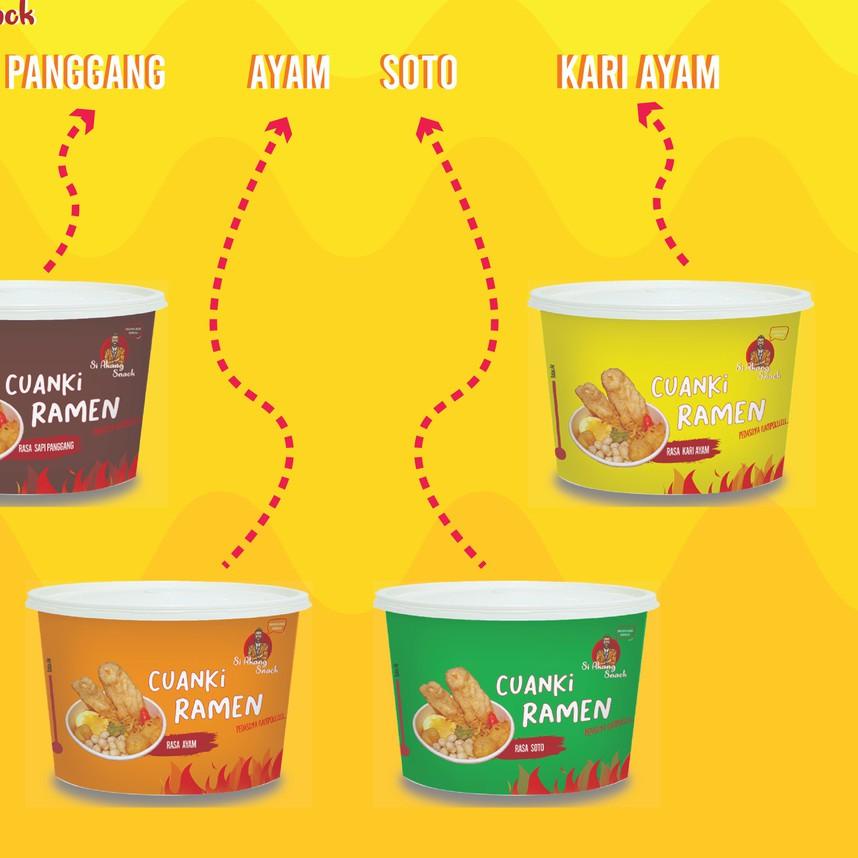 

❤[NEW VARIANT!!!]❤ CUANKI RAMEN INSTAN BY SI AKANG SNACK LAKOCA KYLAFOOD SEHOT GEPREK MANTAP JIWA BAPPER ENTIN RAOS produck terbaik