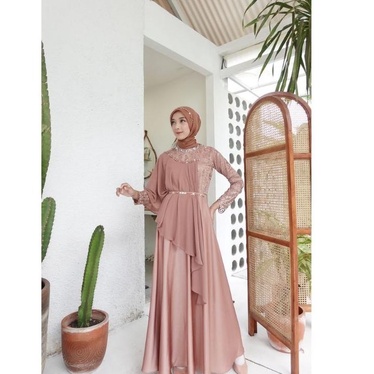 Stok Terbatas GAMIS 10 LOOK TRENDING ( READY JUMBO ) GAMIS PESTA TERBARU / GAMIS BRUKAT TERBARU 2022