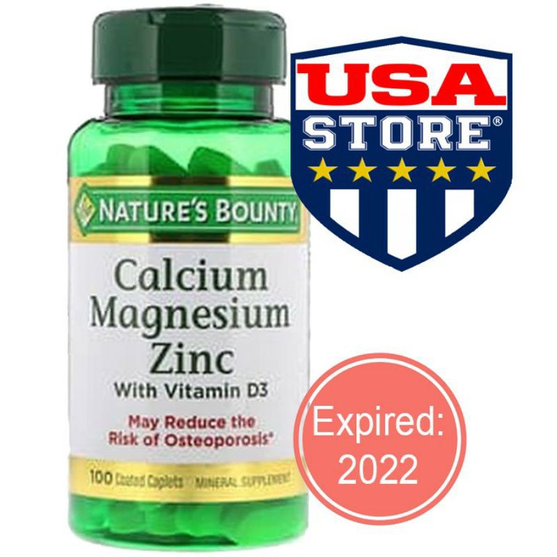 ￼￼1/2
Nature Bounty Calcium Magnesium Zinc D-3 Nature's vit vitamin D3