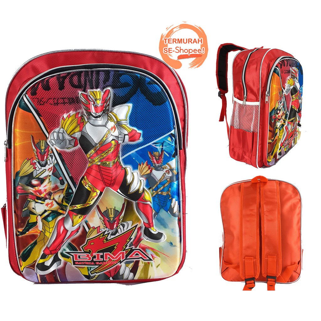 TAS RANSEL SEKOLAH SD/TK ANAK KARAKTER BIMA X 2