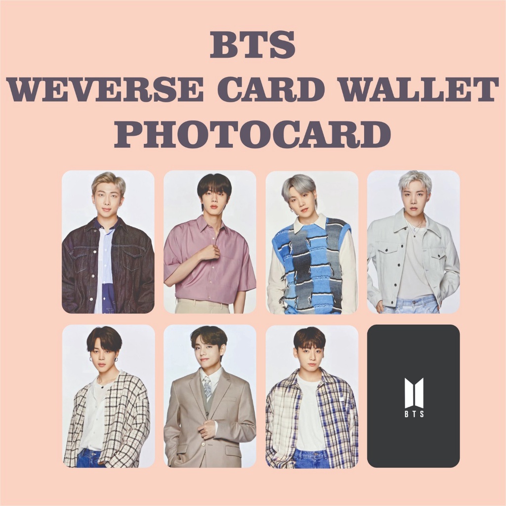 BTS WEVERSE CARD WALLET PHOTOCARD