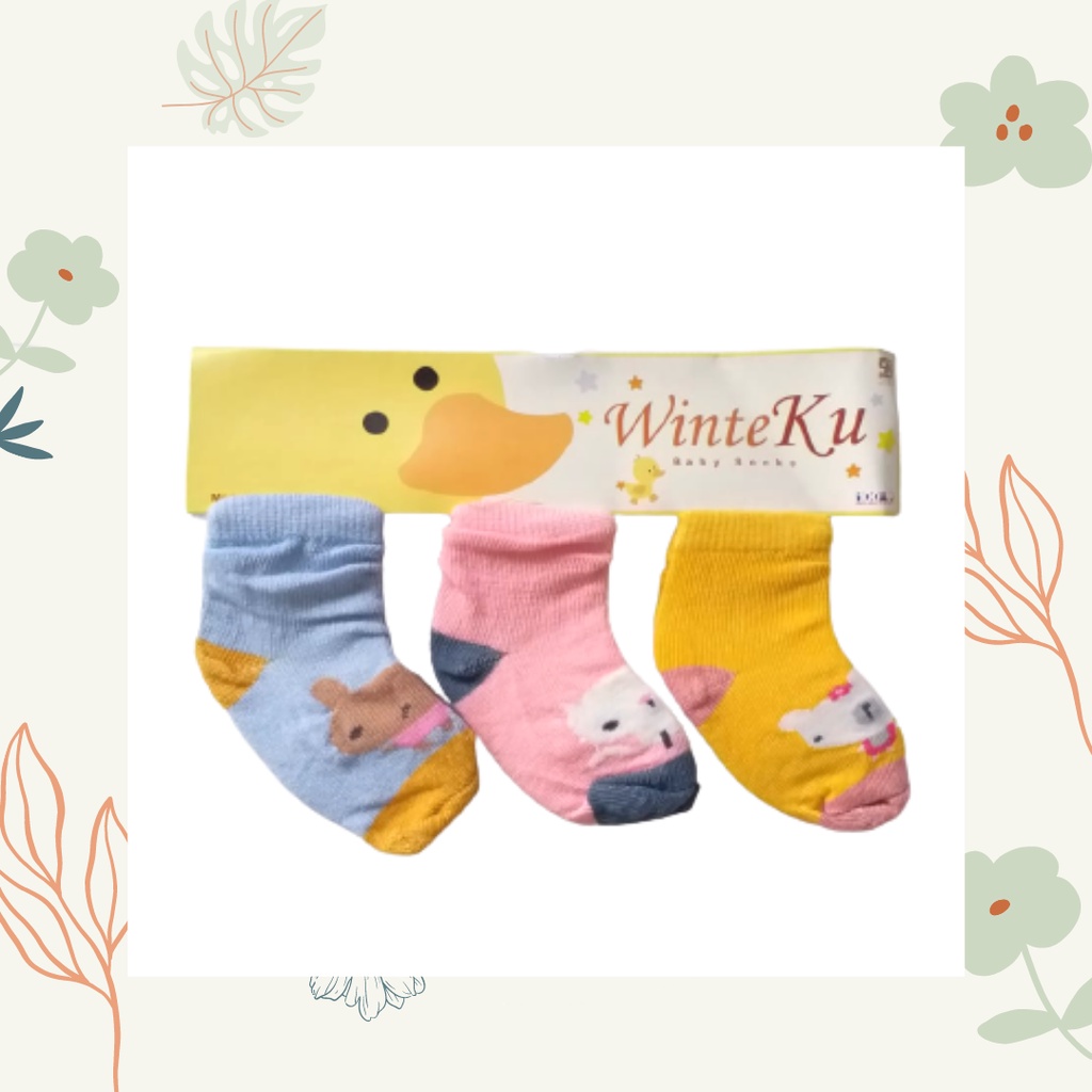 MBSS BISA PILIH MOTIF!!! WINTEKU Kaos Kaki Anak Bayi Non-slip Kaus Kaki Katun / Baby Socks P2