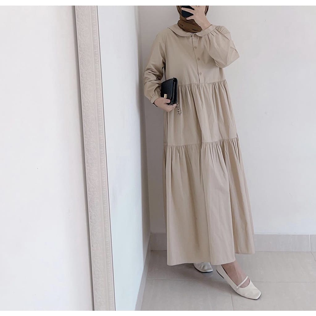 [NEW] Luna midi dress / Pakaian wanita terbaru / Busui friendly