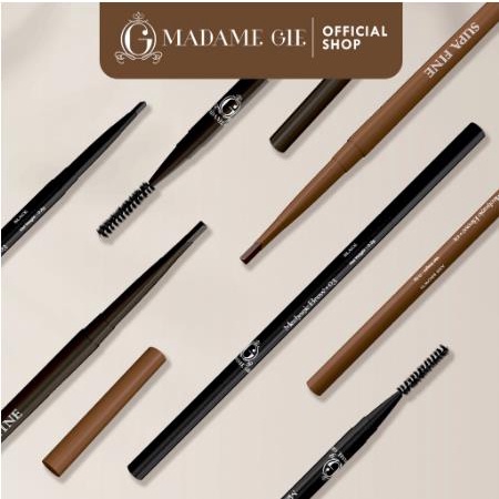 ^ KYRA ^ Madame Gie Supa Fine Thin Eyebrow Mechanic Brow Pensil Alis Make Up