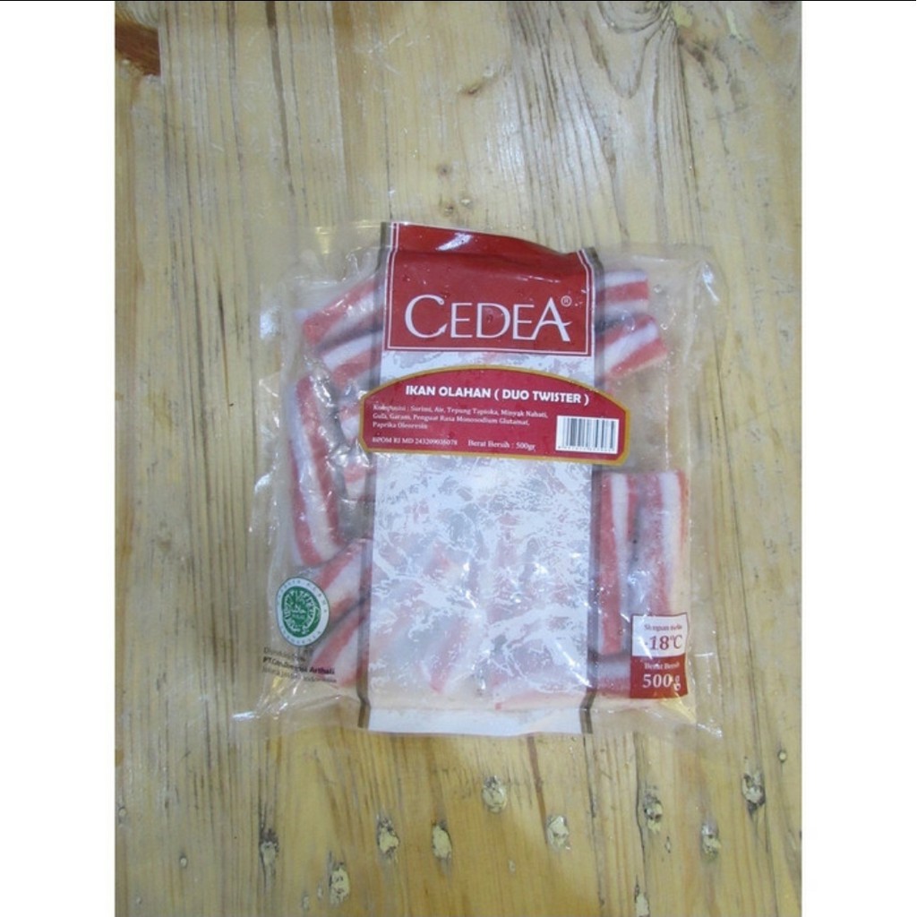 

Cedea duo twister (ikan olahan) 500gr