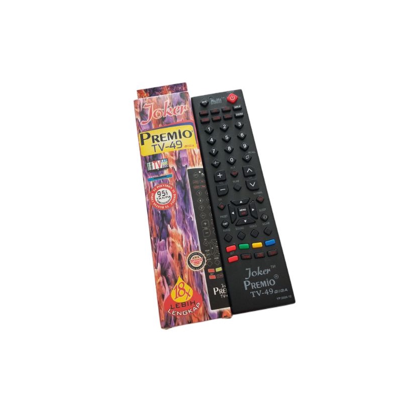 REMOT TV JOKER PREMIO 49 TABUNG LED LCD HDMI RECEIVER REMOTE MITO LG MITOCHIBA MINIMAX