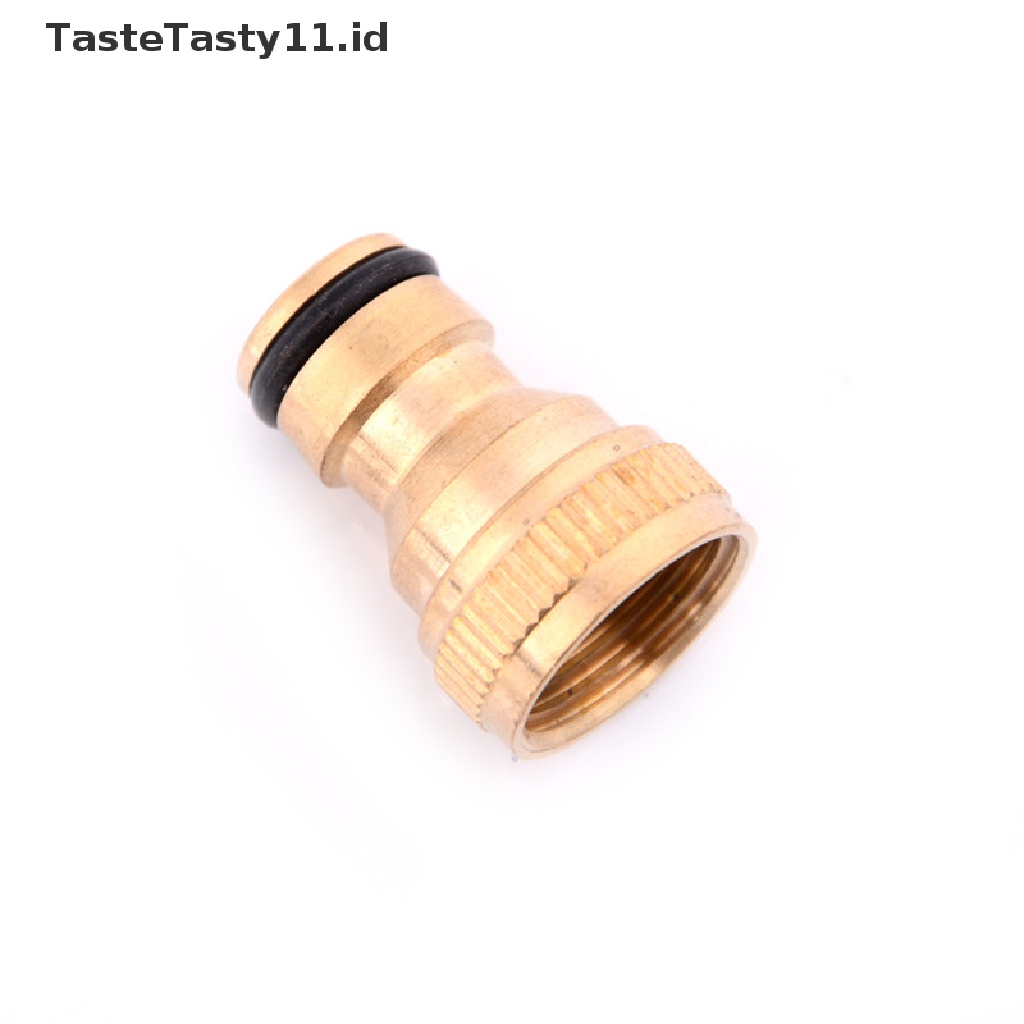 (Tastetasty) Adaptor Konektor Selang Air 1 / 2 &quot;Bahan Kuningan