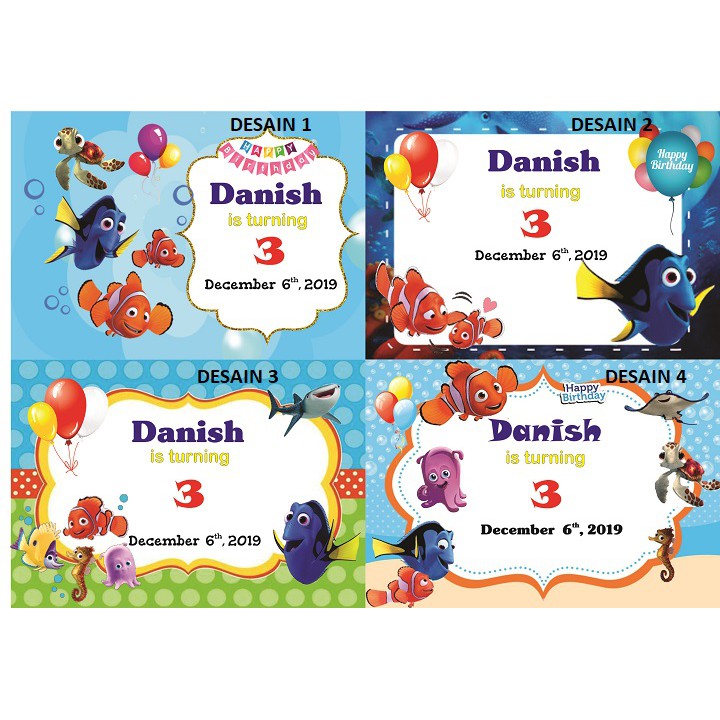 

STIKER BENTO/GODDY BAG MOTIF FINDING NEMO