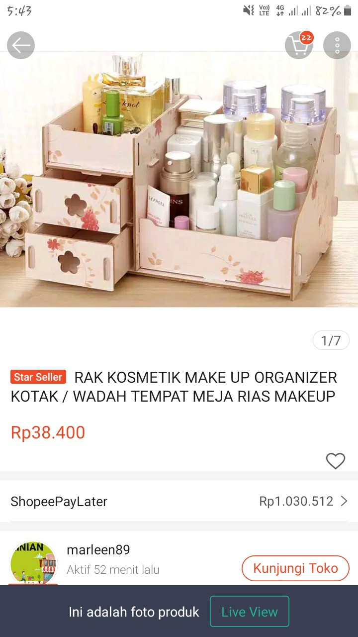 Kotak Tisu Tempat Tissue / Kantong Tisu - Kain Katun Linen