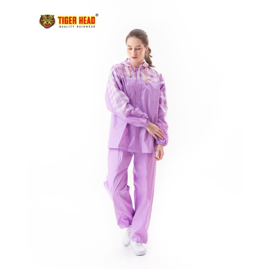 Jas Hujan Stelan Felix Tiger Head baju dan celana Jas Mantel Hujan Atasan Setelan Ponco Elmondo Pria