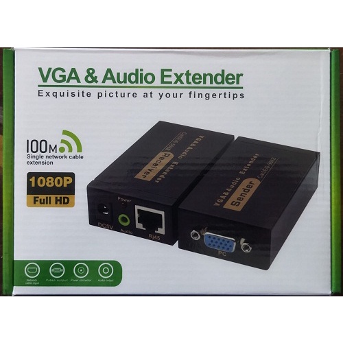 VGA Extender 100m single CAT5e/6 RJ45 100 meter