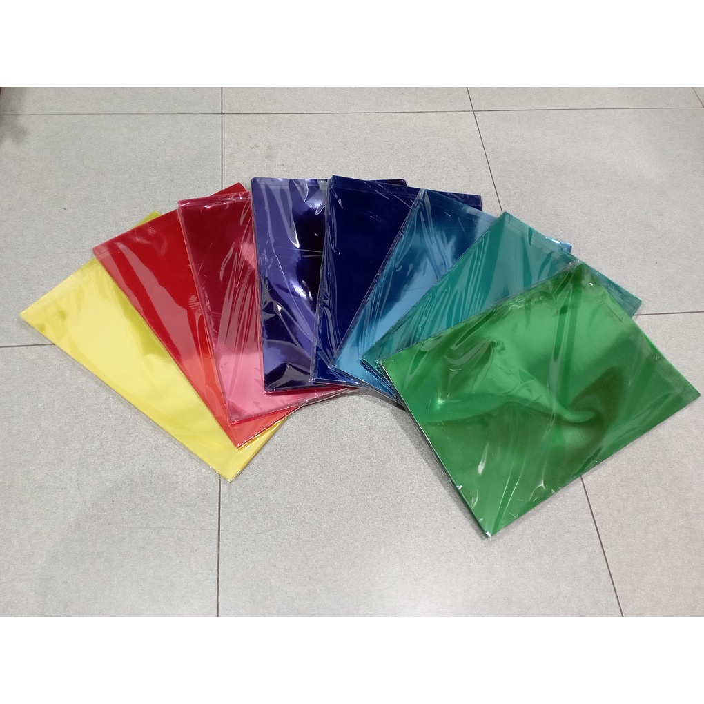 

Plastik Mika Jilid Warna / Cover Jilid Warna Ukuran Folio / F4 Isi 10