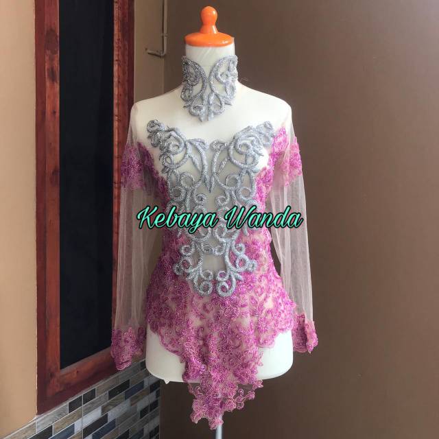 Kebaya Akad Atasan Full Payet / Kebaya Pengantin / Kebaya Korneli / kebaya Wedding