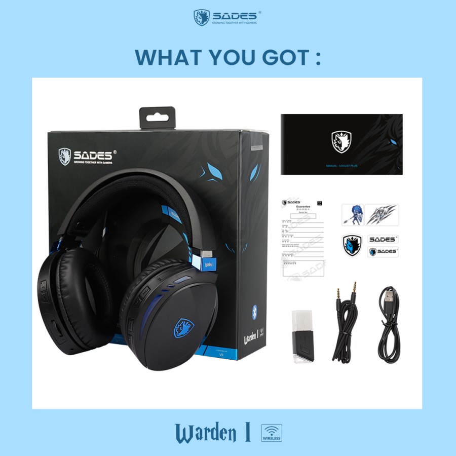 Sades Warden 1 3in1 Connection Gaming Headset