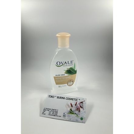 OVALE FACIAL LOTION ALOE VERA WHITENING BENGKUANG 200 ML