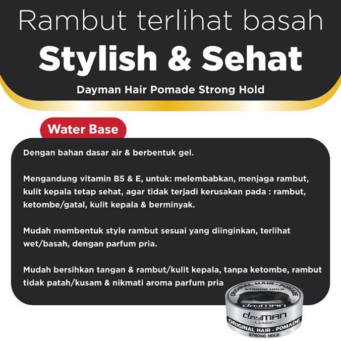 Segera Miliki Dayman Hair Pomade-Strong Hold 45 Gr X 2 Limited