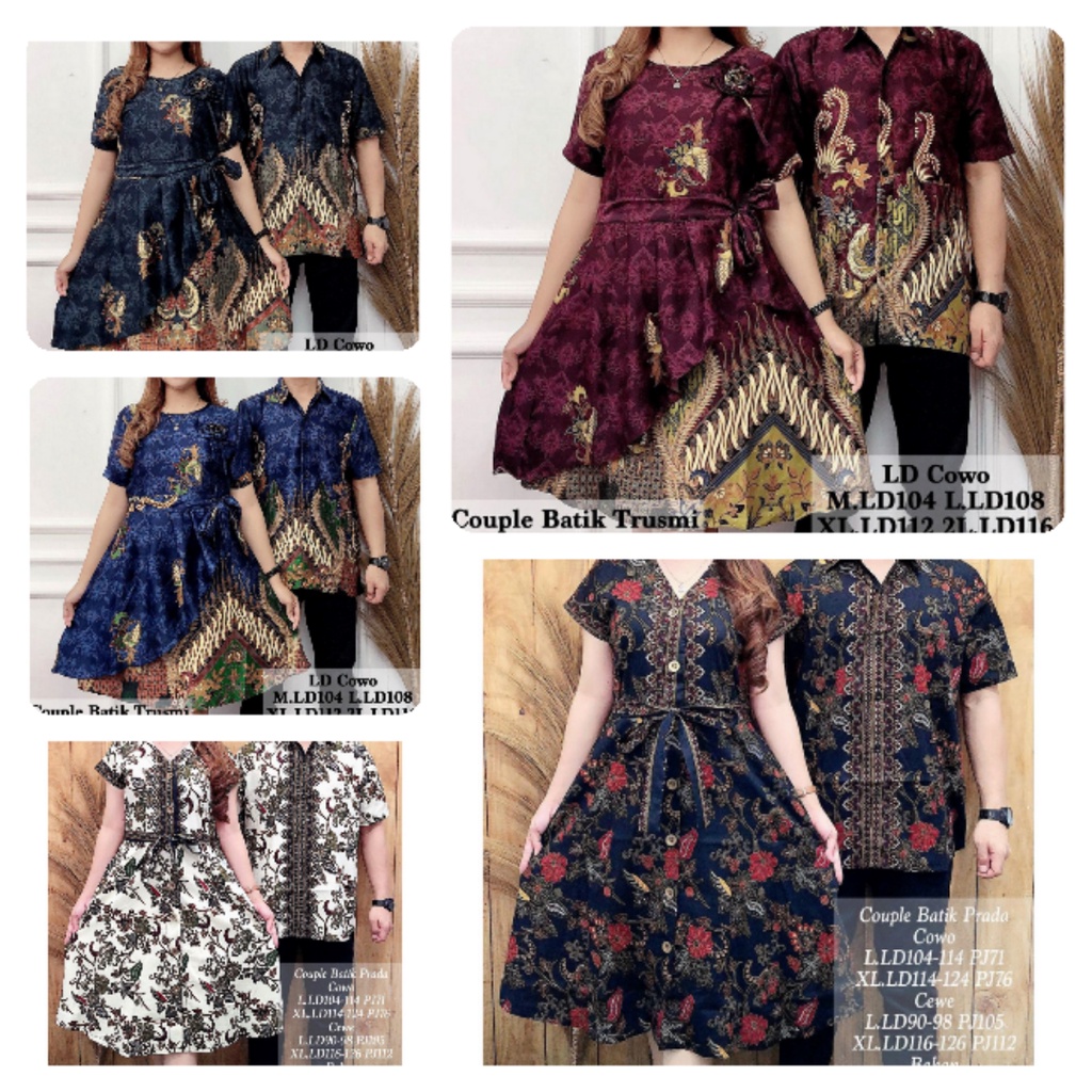 Terbaru Batik seragam batik couple/batik keluarga/baju couple seragam keluarga cocok untuk acara kon