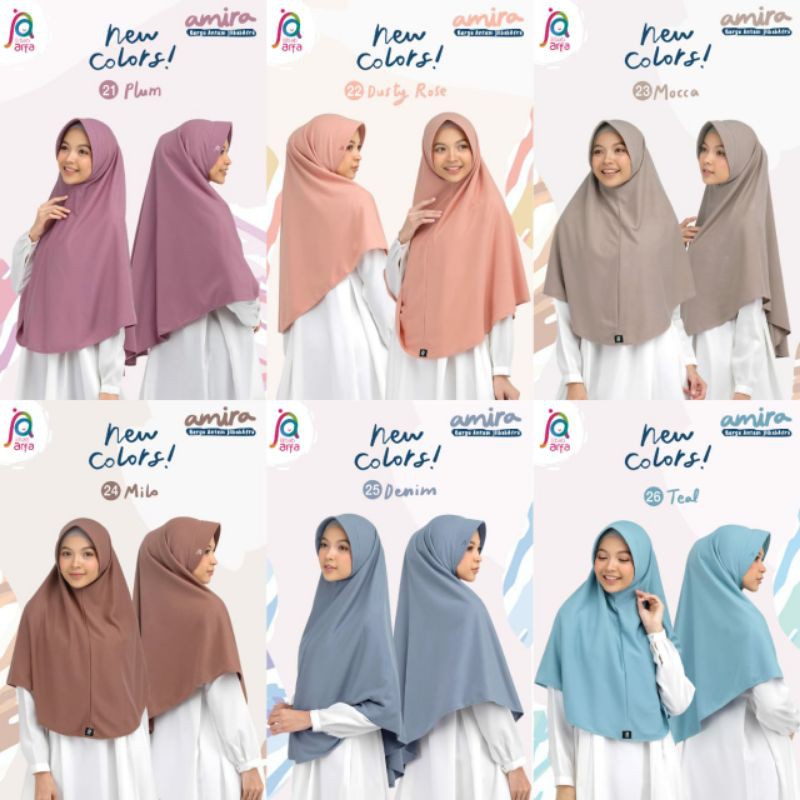 Jilbab Afra Amira Warna Baru - Jilbab Arfa Amira Warna Baru | Shopee ...