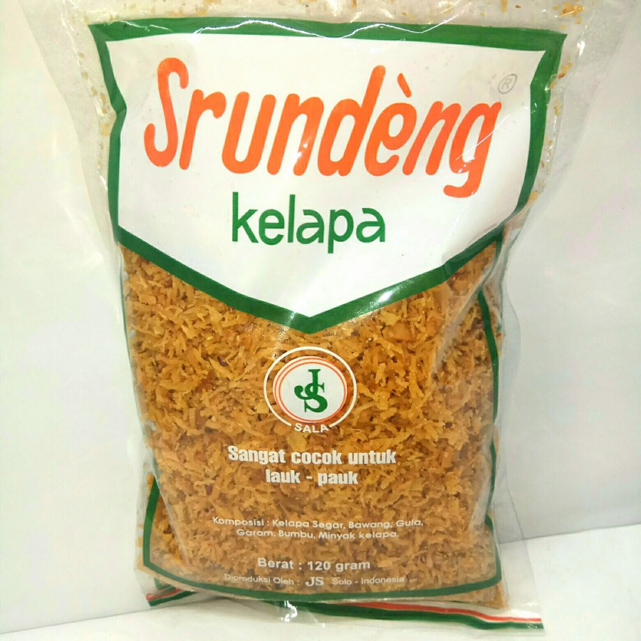 Serundeng Solo 120gr JS Serundeng Kelapa