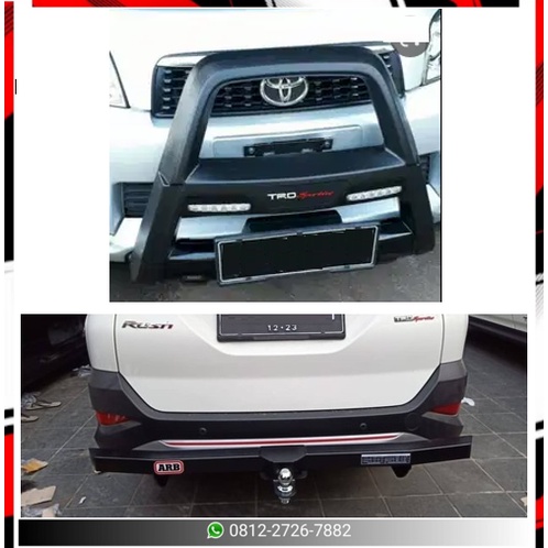 PAKET BUMPER Tanduk Depan TRD+Towing Murah Non Pajero &amp; Fortuner