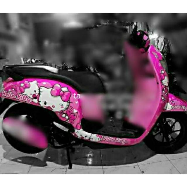 decal sticker scoopy full body hello kitty