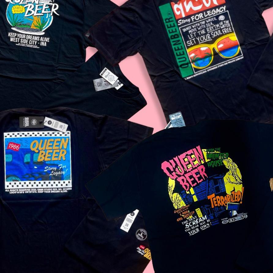 ⅎ QUEENBEER / TSHIRT QUEENBEER / KAOS QUEENBEER / BAJU QUEENBEER ➯