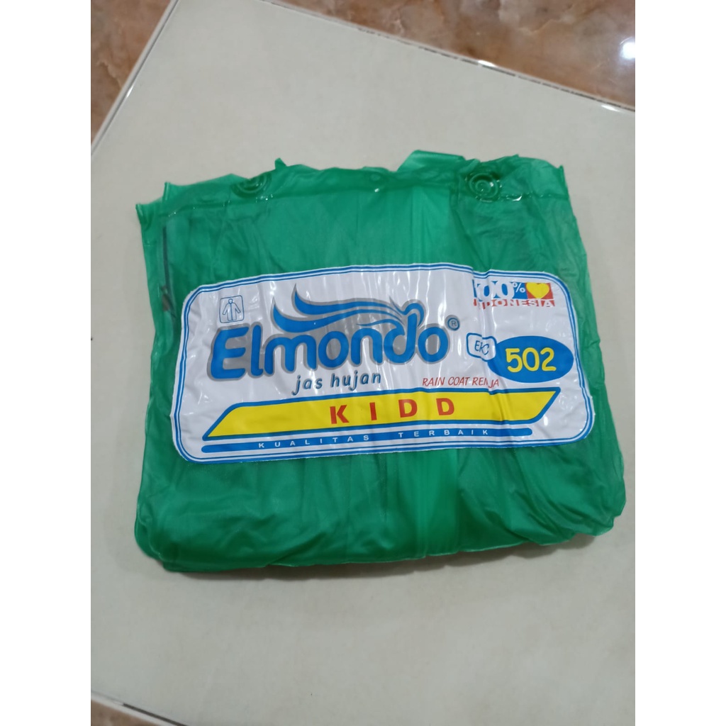 Jas Hujan ELMONDO Raincoat REMAJA KIDD 502 Jas Hujan Anak Terusan Karet