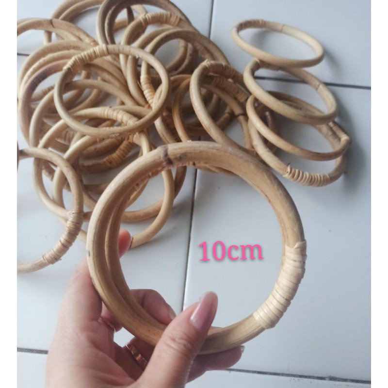 Gelang Rotan Ring Rotan Gelang Lempar 10cm