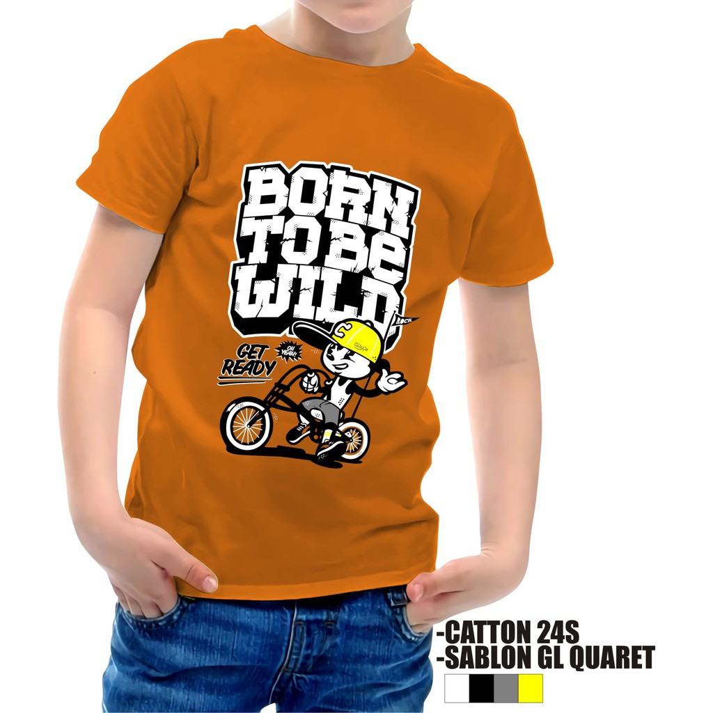 Kaos Anak Distro Touring 1-8 Tahun