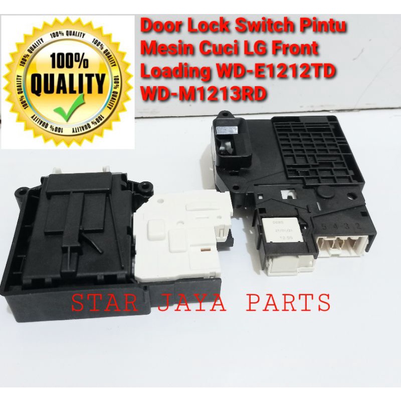 Door Lock Switch Pintu Mesin Cuci LG Front Loading WD-E1212TD WD-M1213RD