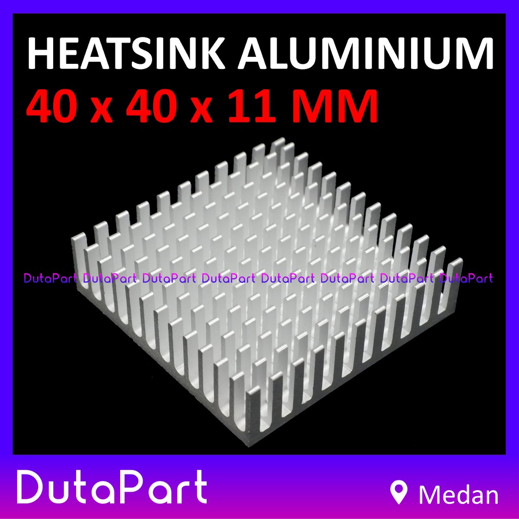 Heatsink Aluminium Pendingin 40x40x11mm 40*40*11mm 40x40x11 Peltier