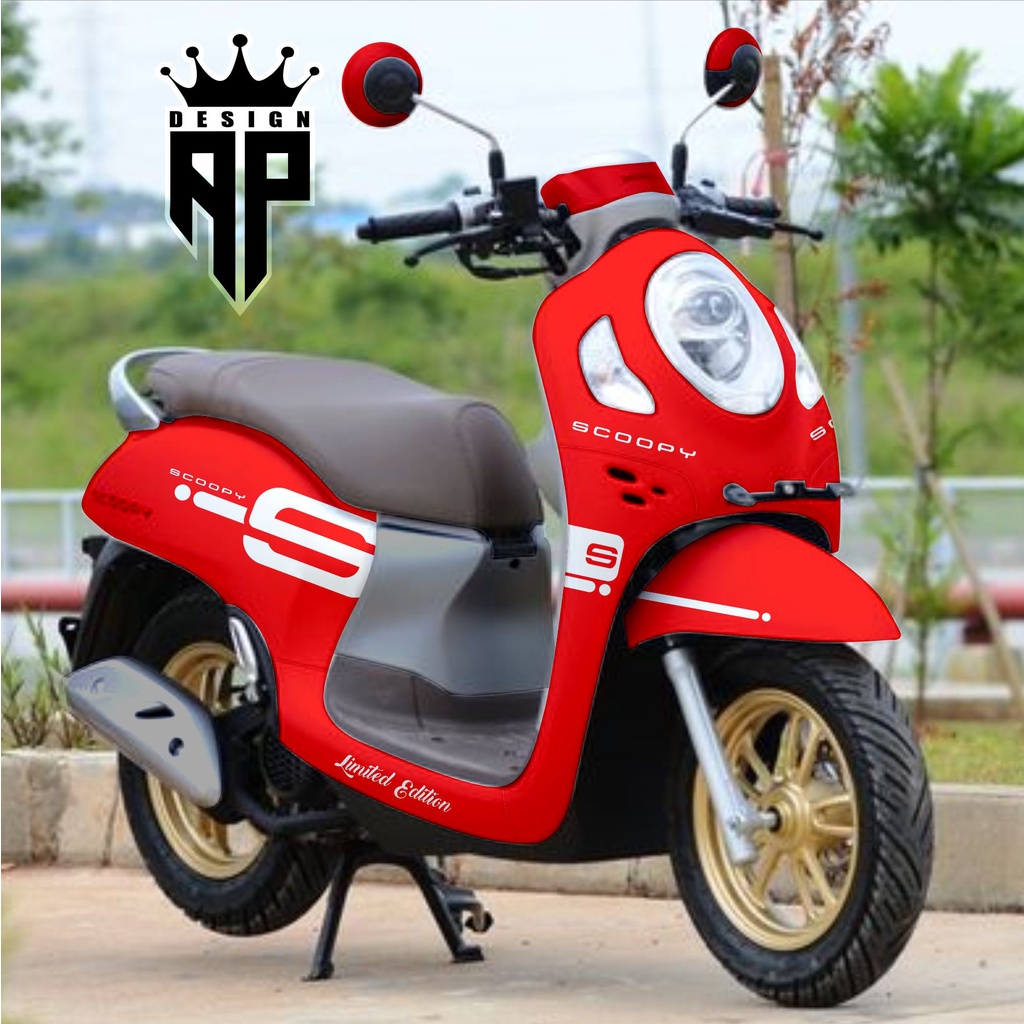 Decal Scoopy full body Dekal Sticker New Fi Baru karbu 2012 2013 2014 2015 2016 2017 2018 2019 22020