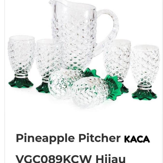 Gelas Nanas Vicenza Jar Set