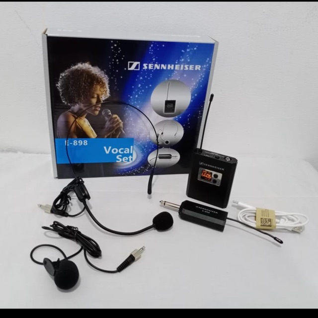 MIC WIRELESS SENNHEISER E898 HEAD SET CLIP ON