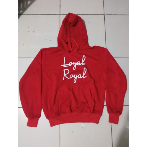 Jaket Hoodie Jumper BTS Kim Taehyung Loyal Royal