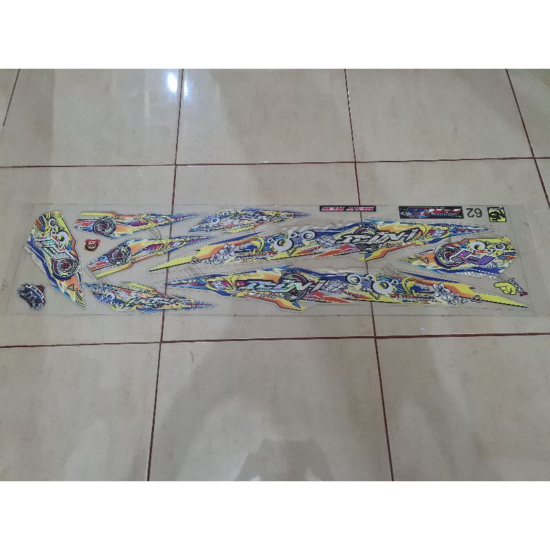 STRIPING TRANSPARAN BEAT NEW BARU TRANSPARANT UV