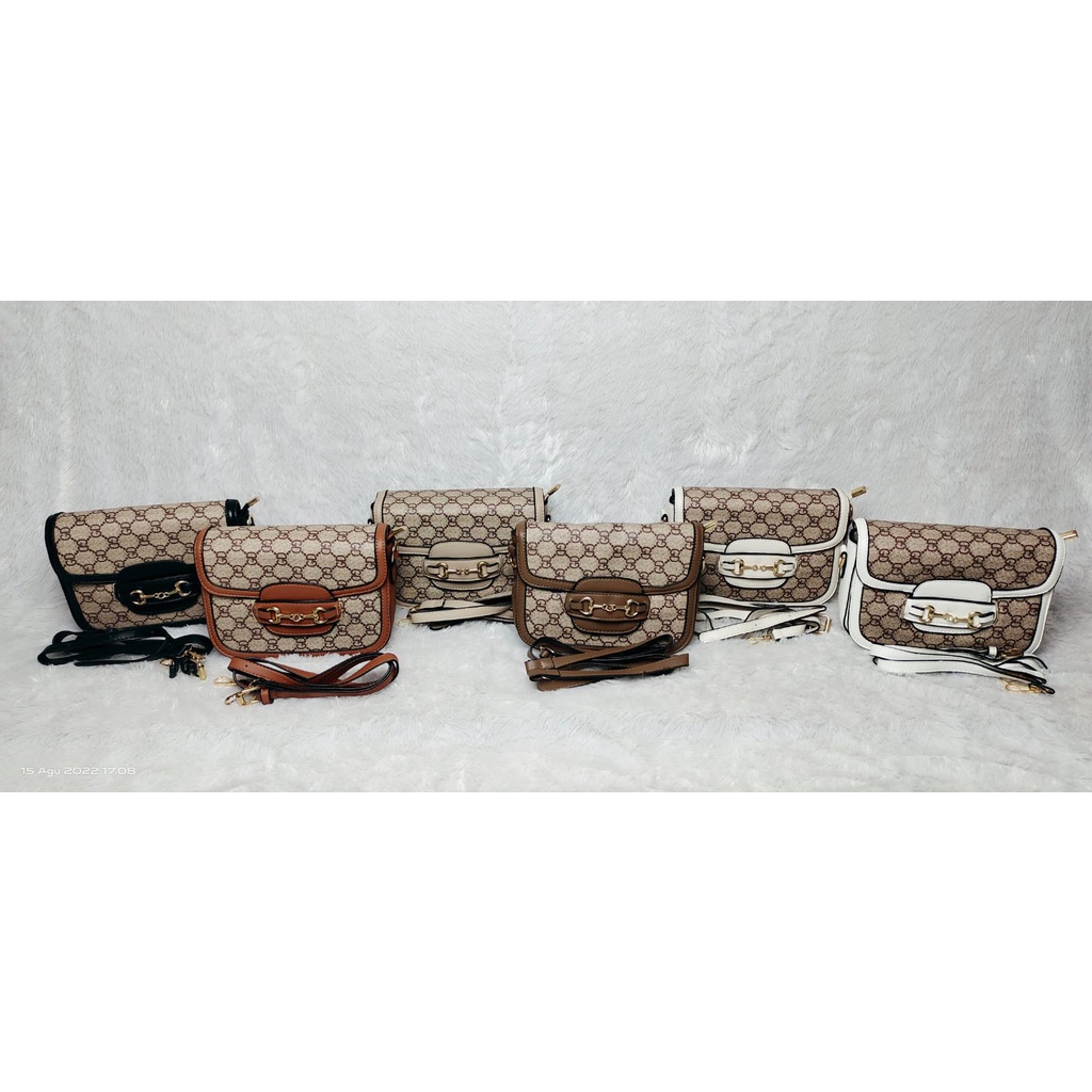 JK 988 1KG MUAT 2PCS TAS SELEMPANG FASHION IMPORT SLINGBAG VINTAGE STYLE Z6616