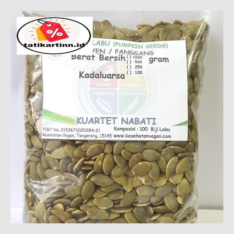 

S50Tat Pumpkin Seed - Biji Labu Kupas - Oven - Roasted - Matang 1000 Gr Atr05Ytt