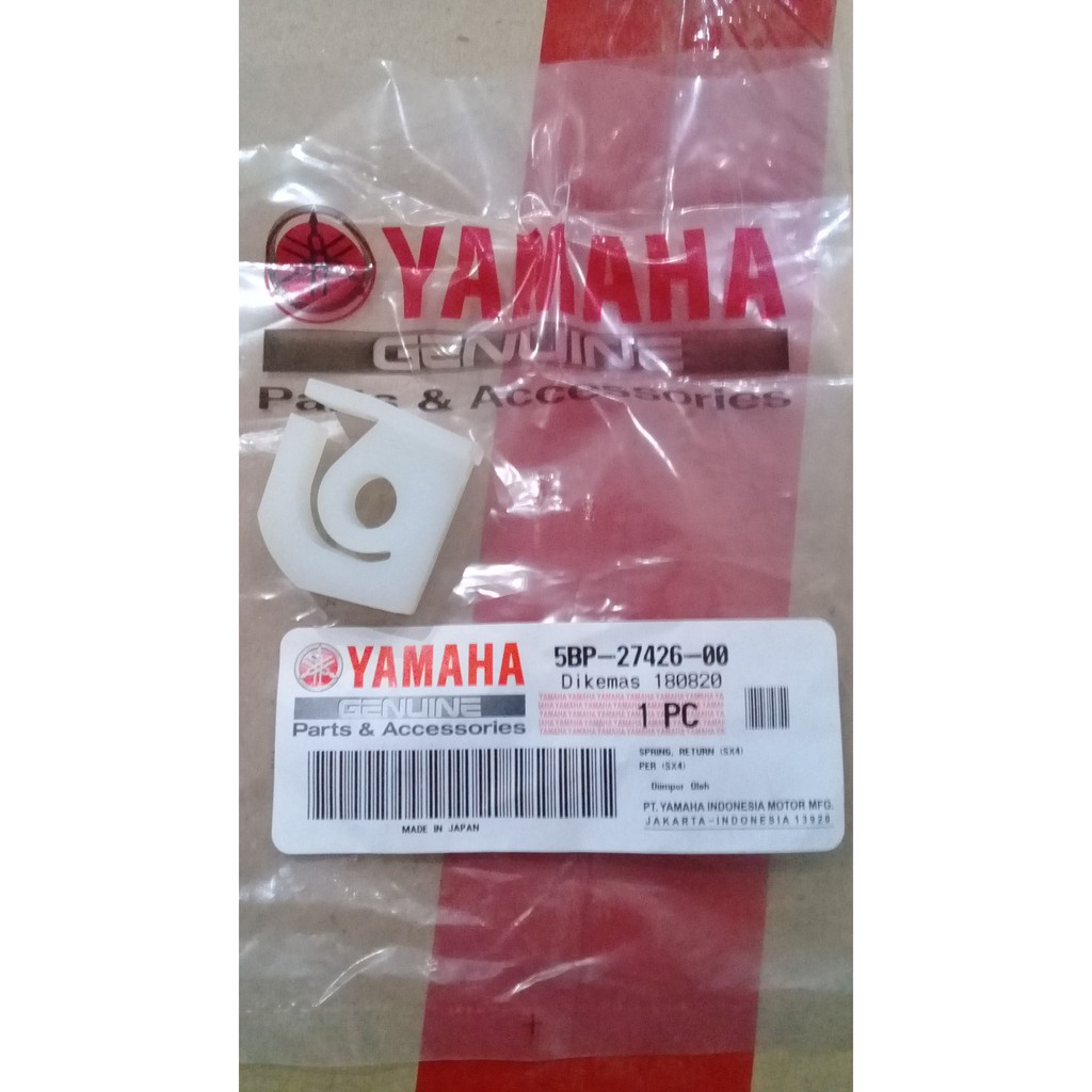 Pengunci Fostep/ spring retrunt (sx4) vixion, scorpio, byson, r15 (5BP-27426-00)