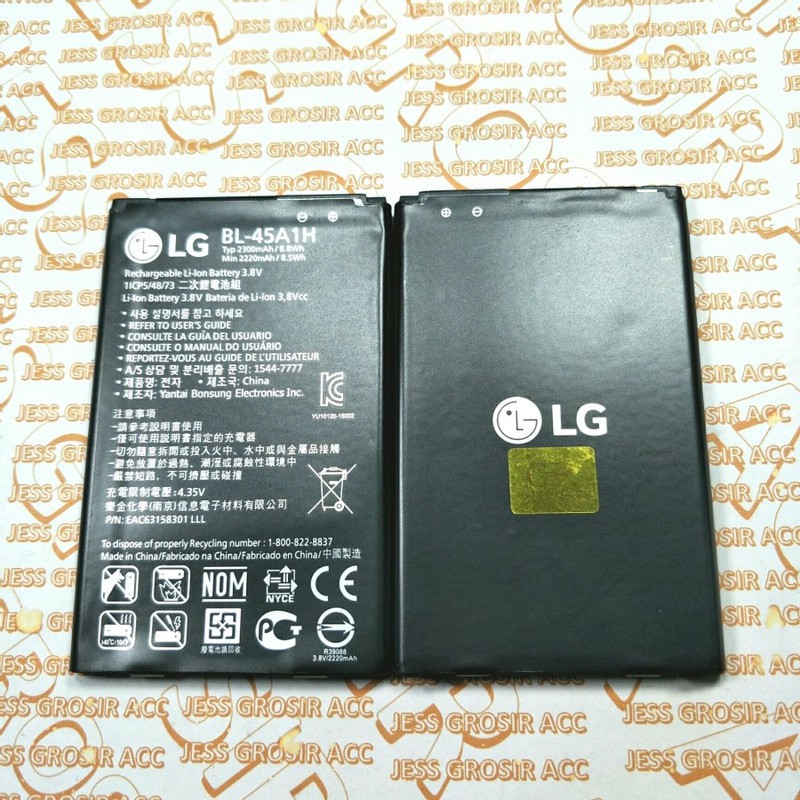 Battery Batre Baterai LG K10 4G F670L F670K F670S F670 Q10 K420 BL-45A1H BL45A1H