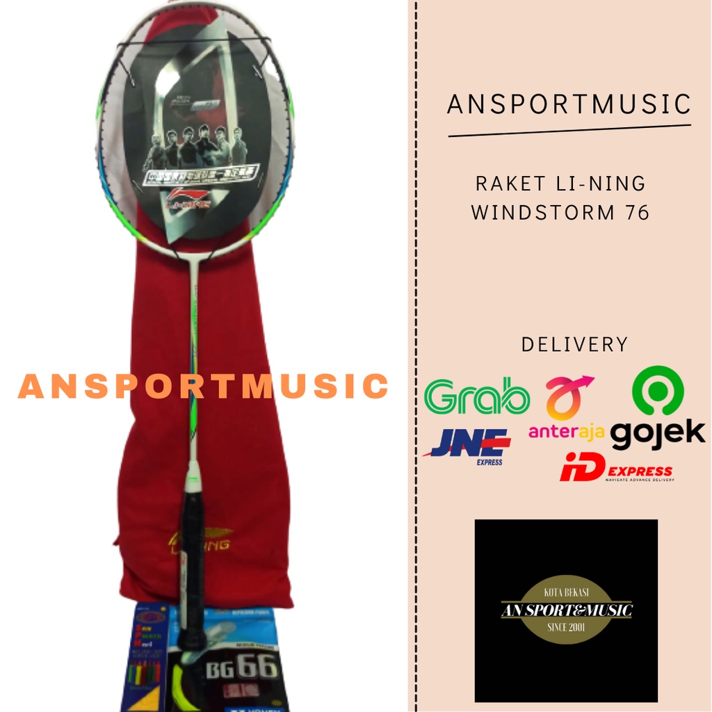 RAKET BADMINTON LINING / Li-Ning Windstorm 76