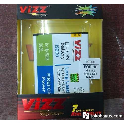 Vizz Double Power Battery Batre Baterai Vizz Samsung Galaxy Mega 6.3 i9200 i9205 B700BC