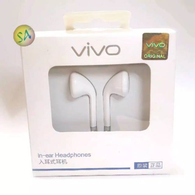 Headset handfree earphone vivo Y55 Y71 V5 lote V5 Plus Y67