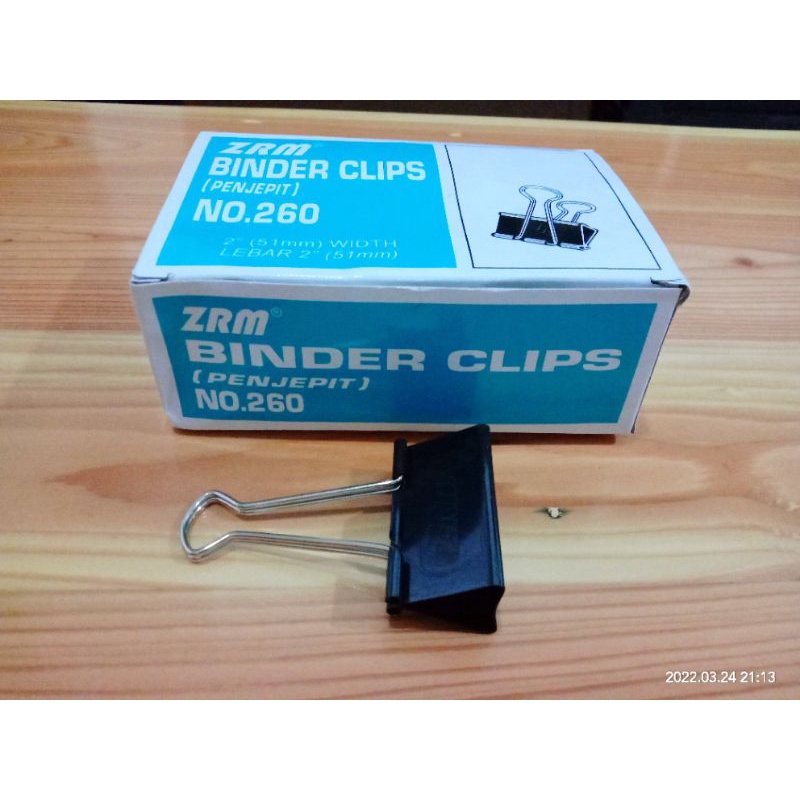 

Binder clip 260