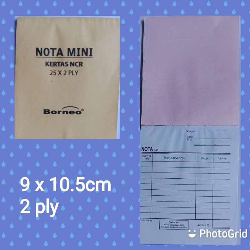 NOTA OLSHOP SEDANG / NOTA 2 PLY ECER / NOTA KONTAN 2 PLY NOTA OLSHOP KECIL / NOTA MINI